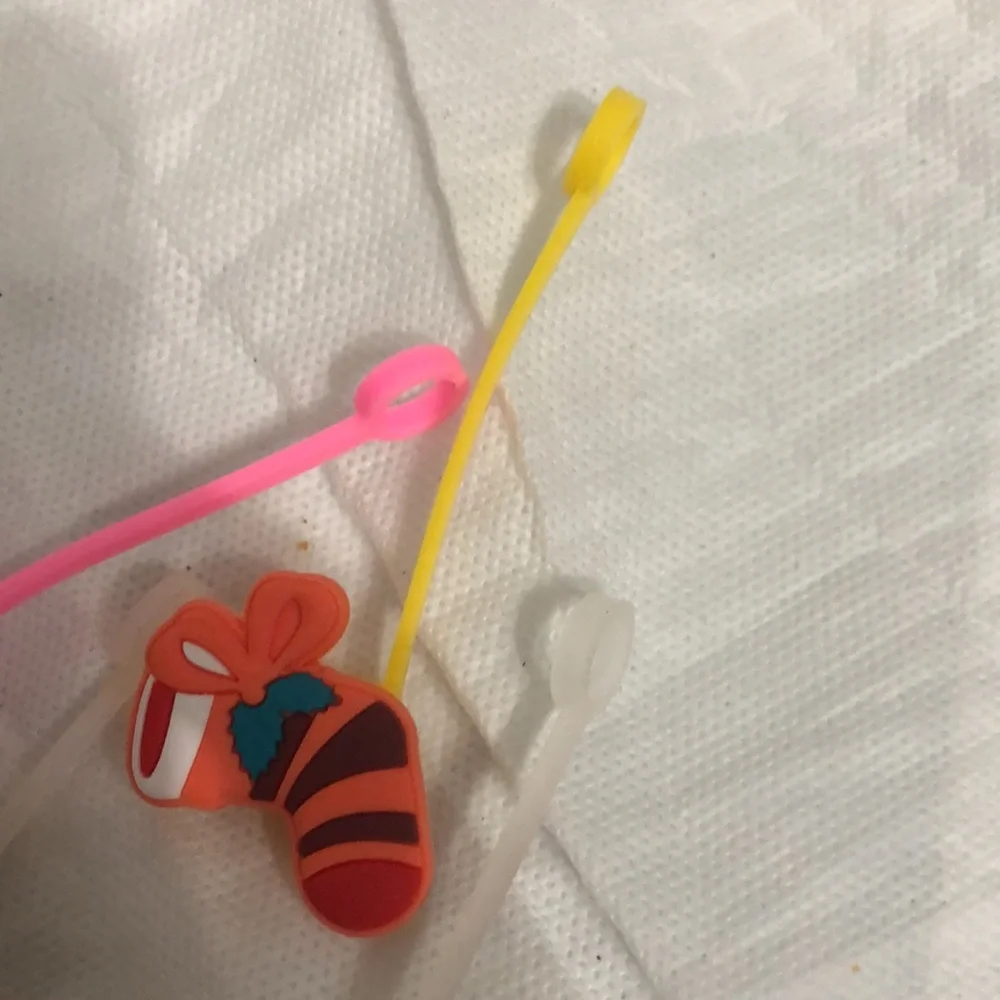 Holiday Themed Straw Toppers bundle 4 new